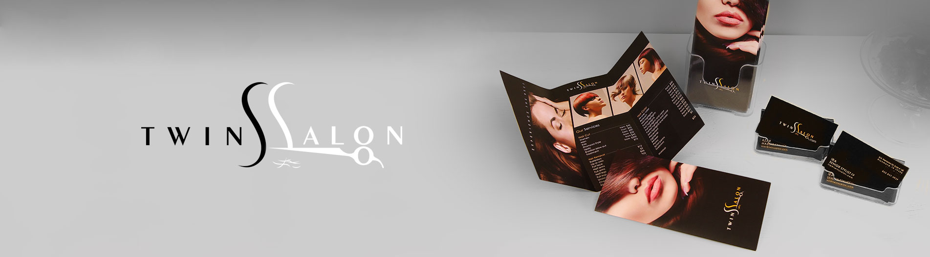 Twins Salon Print Design