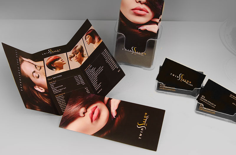 Twins Salon Print Design